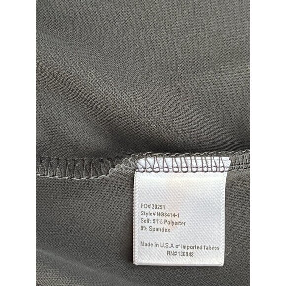 Nasty Gal Black Jersey One Sleeve Plunging Wrap Dress Size XL - Picture 4 of 10